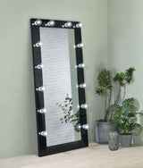 Zayan LED Floor Mirror - Black