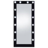 Zayan LED Floor Mirror - Black