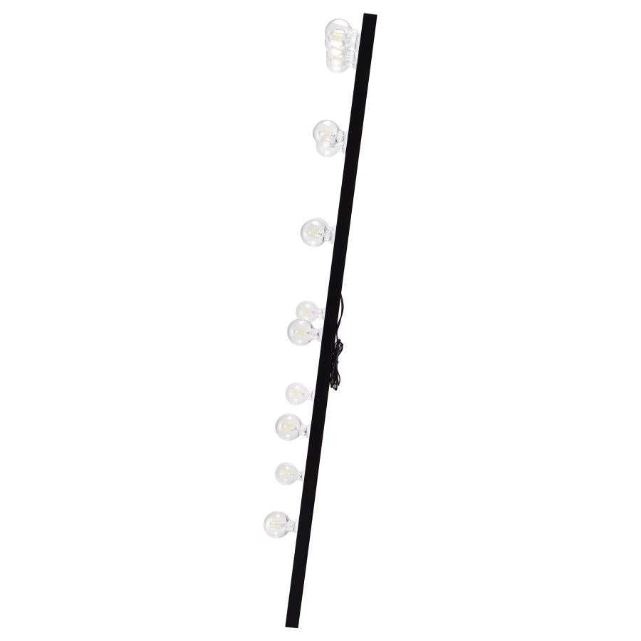 Zayan LED Floor Mirror - Black
