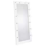 Zayan LED Floor Miror - White