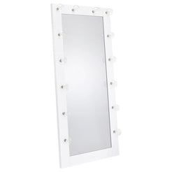 Zayan LED Floor Miror - White