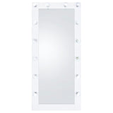 Zayan LED Floor Miror - White
