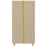 Dalton 65-inch 6-shelf Bookcase White and Distressed Pine