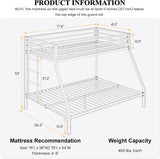 Everest Metal Twin/Full Bunk Bed