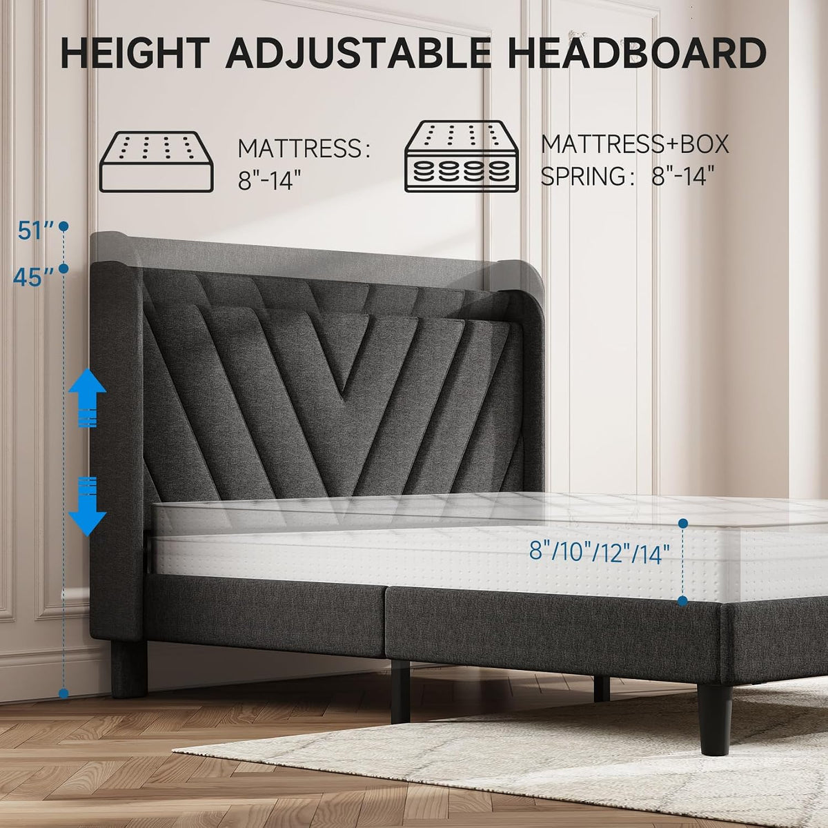 Arlo Queen Upholstered Bed