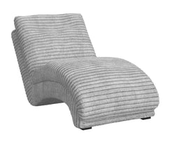 Dominick II Chaise - Silver