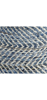 Chevron Pouf