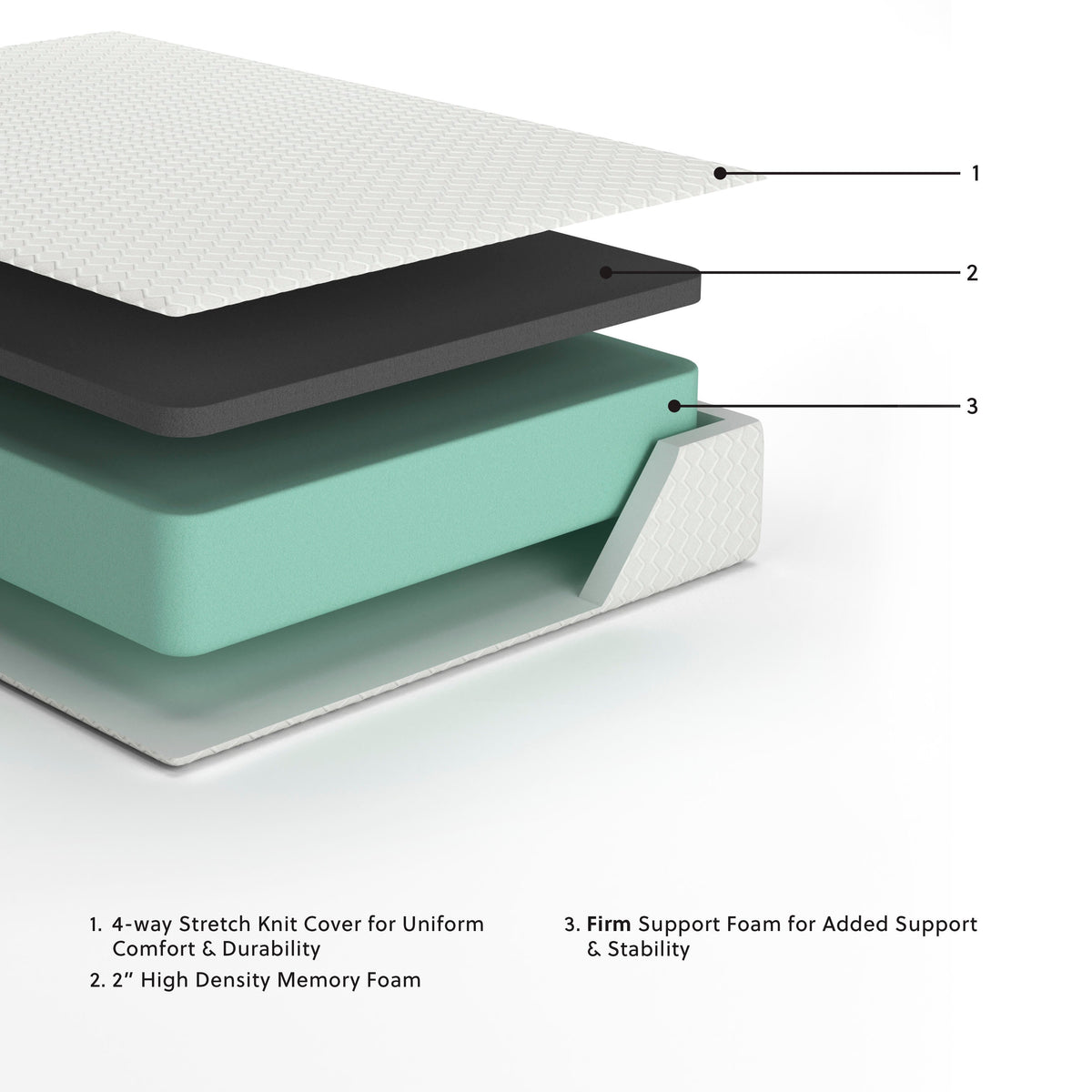 Chime 12 Inch Memory Foam Mattresses