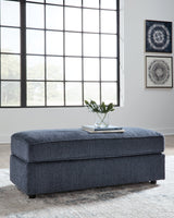 Azure  Oversized Accent Ottoman