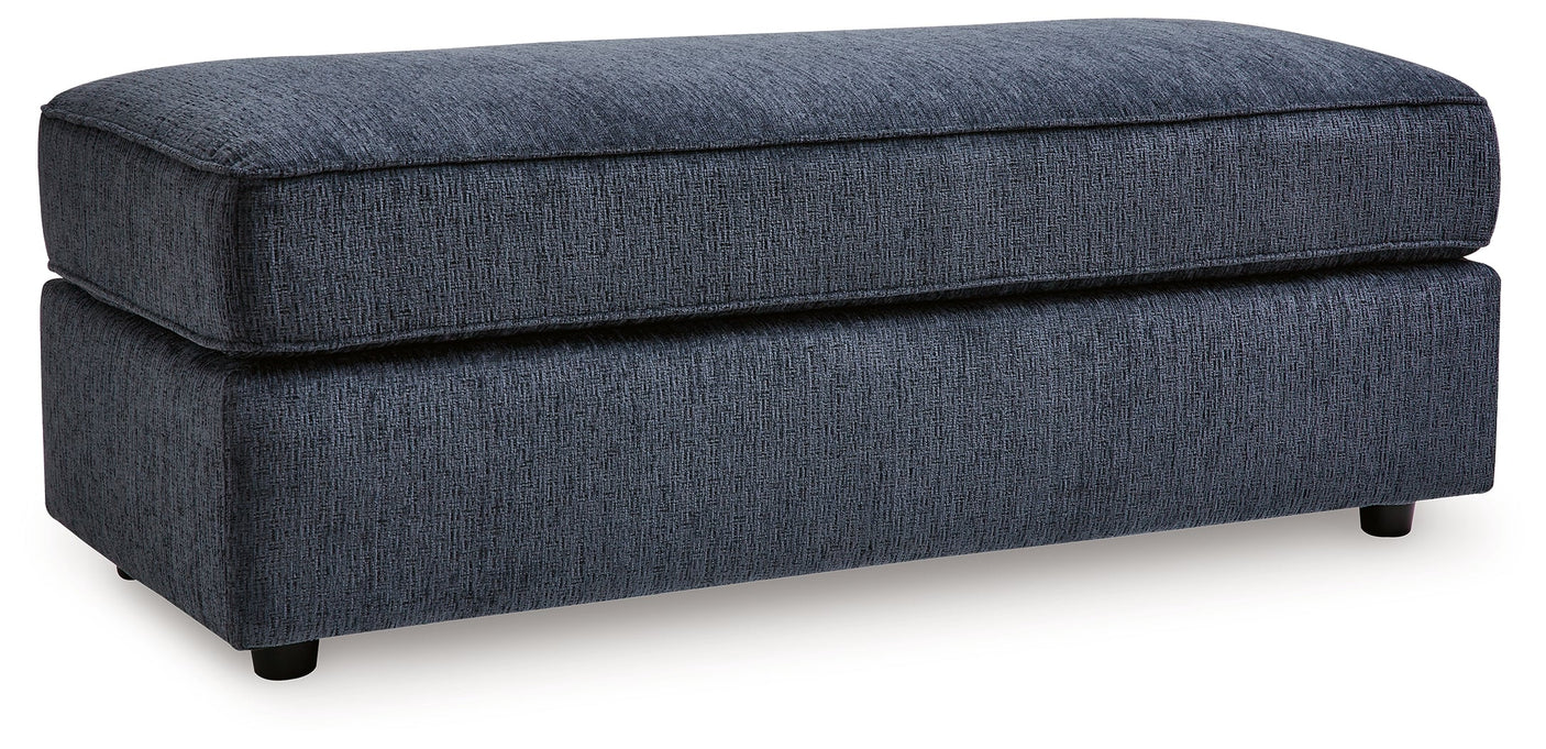 Azure  Oversized Accent Ottoman