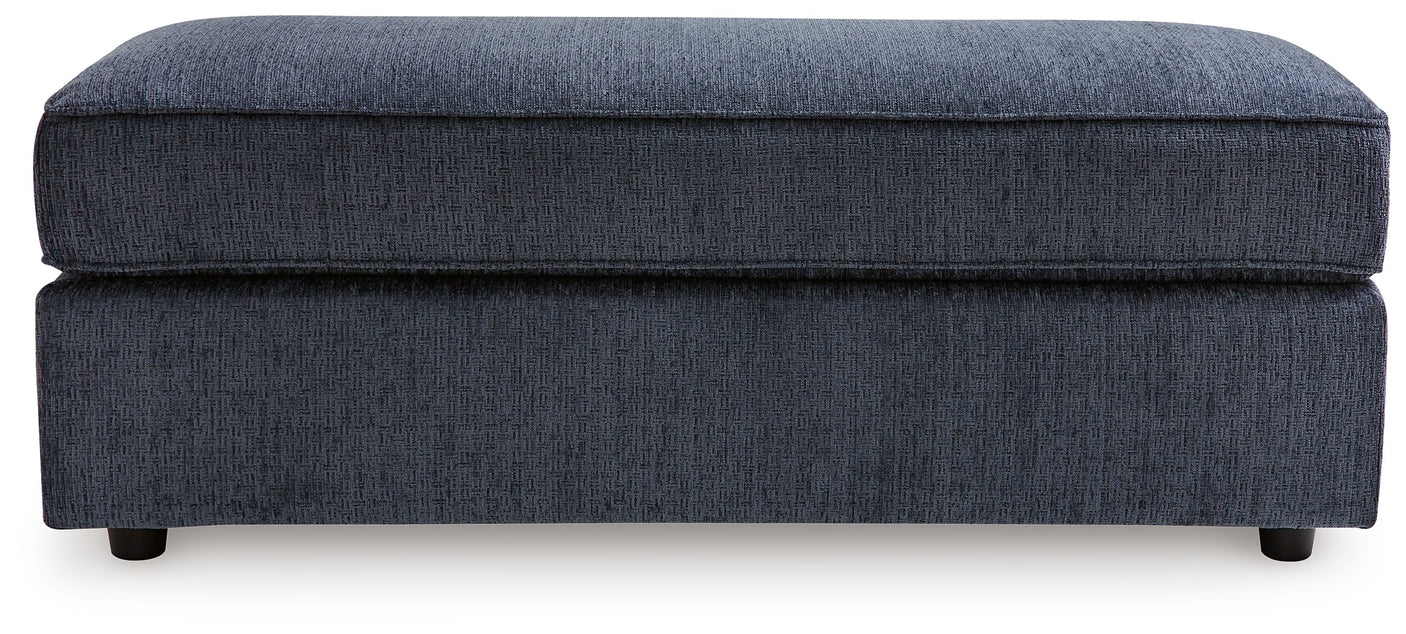 Azure  Oversized Accent Ottoman