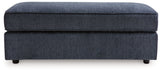 Azure  Oversized Accent Ottoman