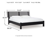 Danziar Slat Panel Bed Bedroom Set