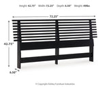 Danziar Slat Headboard Bedroom Set