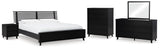 Danziar Slat Panel Bed Bedroom Set