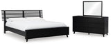 Danziar Slat Panel Bed Bedroom Set