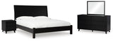 Danziar Panel Bed Bedroom Set