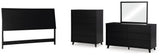 Danziar Panel Headboard Bedroom Set