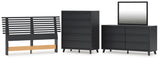 Danziar Slat Headboard Bedroom Set