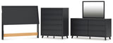 Danziar Panel Headboard Bedroom Set