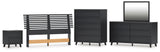 Danziar Slat Headboard Bedroom Set