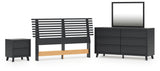 Danziar Slat Headboard Bedroom Set