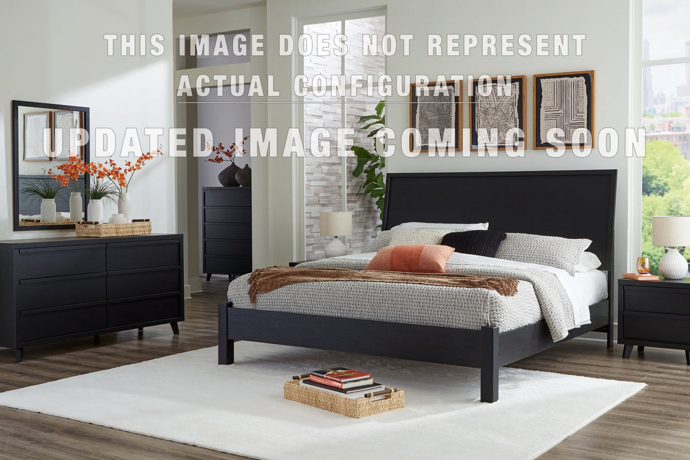 Danziar Panel Headboard Bedroom Set