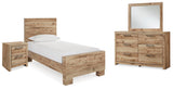 Hyanna Panel Bed Bedroom Set