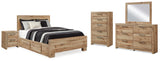 Hyanna Panel Bed Bedroom Set