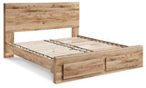 Hyanna Panel Storage Bed Bedroom Set