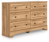 Galletyn Six Drawer Dresser