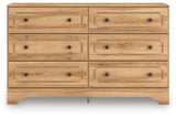 Galletyn Six Drawer Dresser