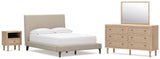 Cielden Upholstered Bed Bedroom Set