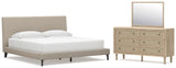 Cielden Upholstered Bed Bedroom Set