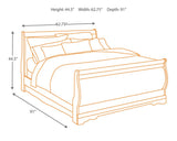 Huey Vineyard Sleigh Bed Bedroom Set