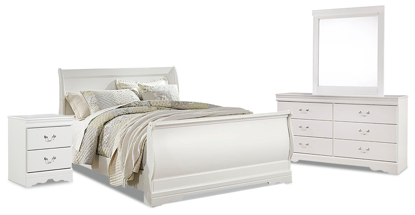 Anarasia Sleigh Bed Bedroom Set