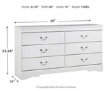 Anarasia Six Drawer Dresser