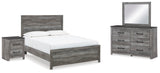 Bronyan Panel Bed Bedroom Set
