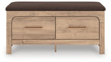 Hollymount Bedroom Upholstered Storage Bench