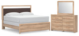 Kinlanni Upholstered Panel Bed Bedroom Set