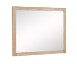 Kara Dresser Mirror-Cerused Natural