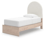 Shapella Upholstered Panel Bed with Storage