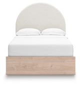 Shapella Upholstered Panel Bed with Storage