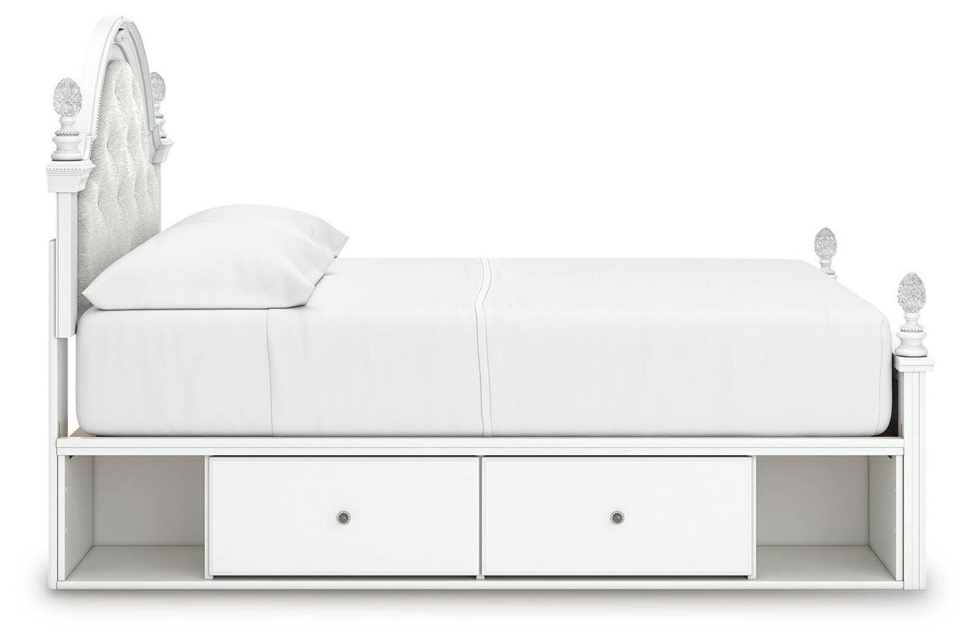 Maylilly Upholstered Panel Storage Bed