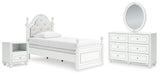 Kozlani Upholstered Panel Bed Bedroom Set