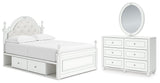 Kozlani Upholstered Panel Storage Bed Bedroom Set