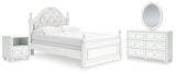 Kozlani Upholstered Panel Bed Bedroom Set