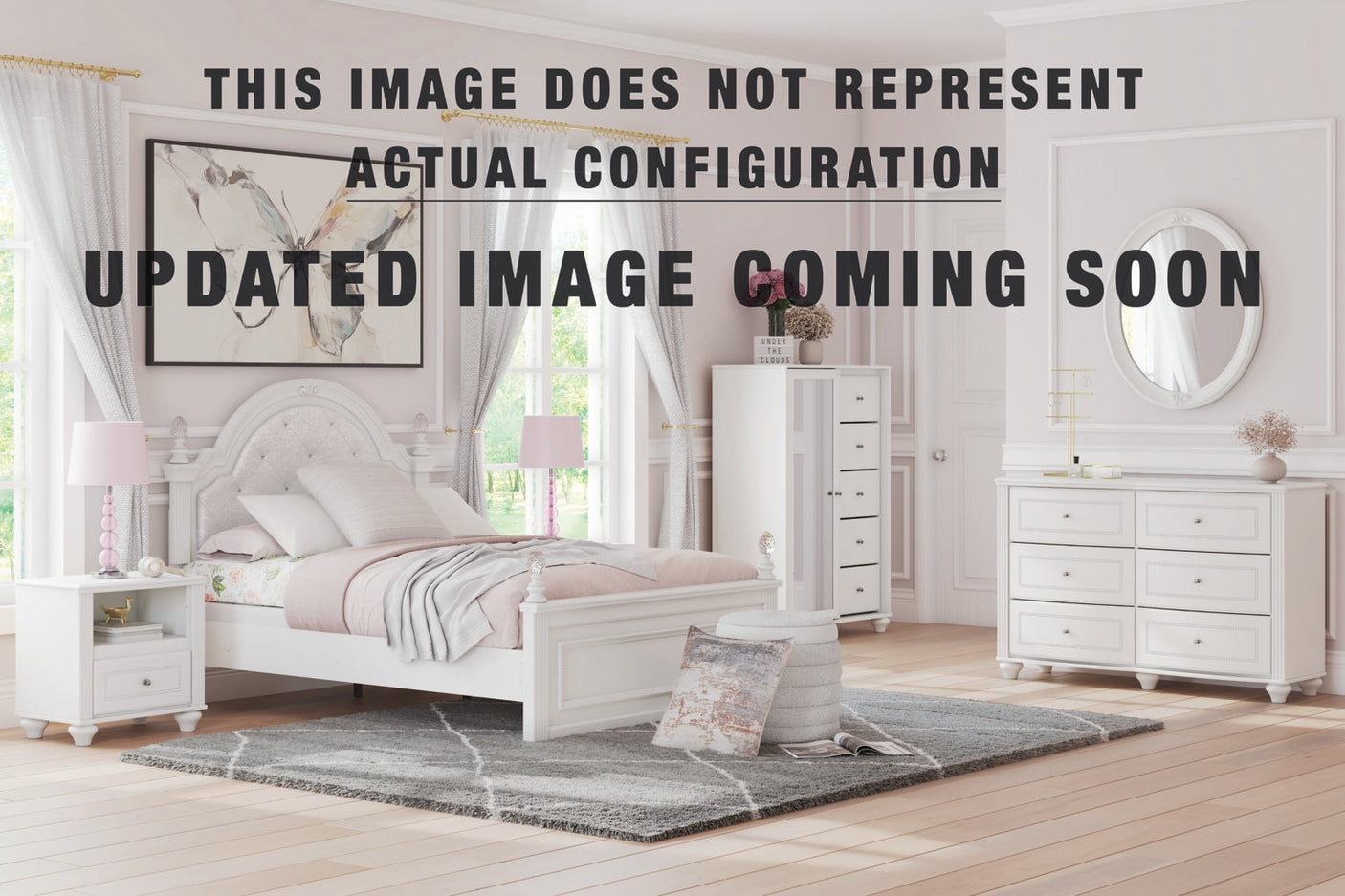Kozlani Upholstered Panel Bed Bedroom Set