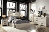 Cambeck Panel Bed with 4 Storage Drawers