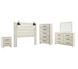 Cambeck Panel Headboard Bed Bedroom Set